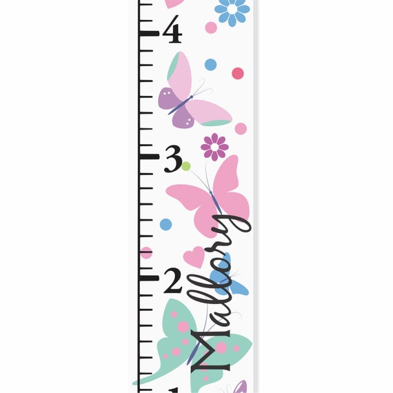 Personalized Children's Growth Charts for by DecorDesignsDecals
