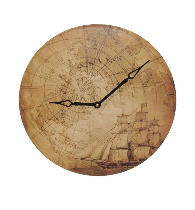Unique Wall Clock Wall Decor Globe Wall Clock NUMBERS