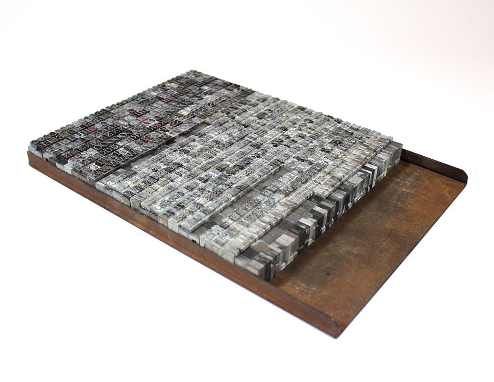 1000 Metal Letterpress with Galley Tray 30pt