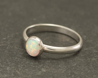 Sun Design Ring With Natural Stones - Lapis, Opal, Moonstone, Agate Or Turquoise For Women
