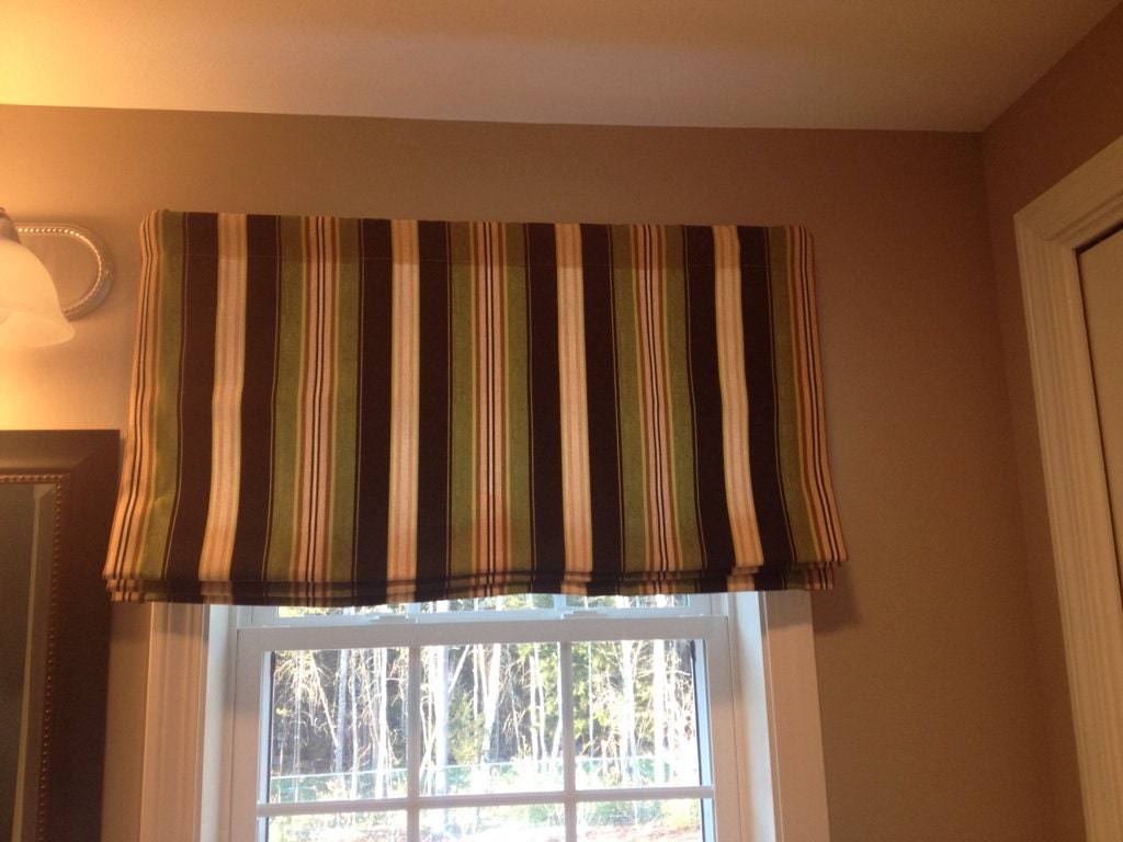 Custom FAUX Roman Shade Valance