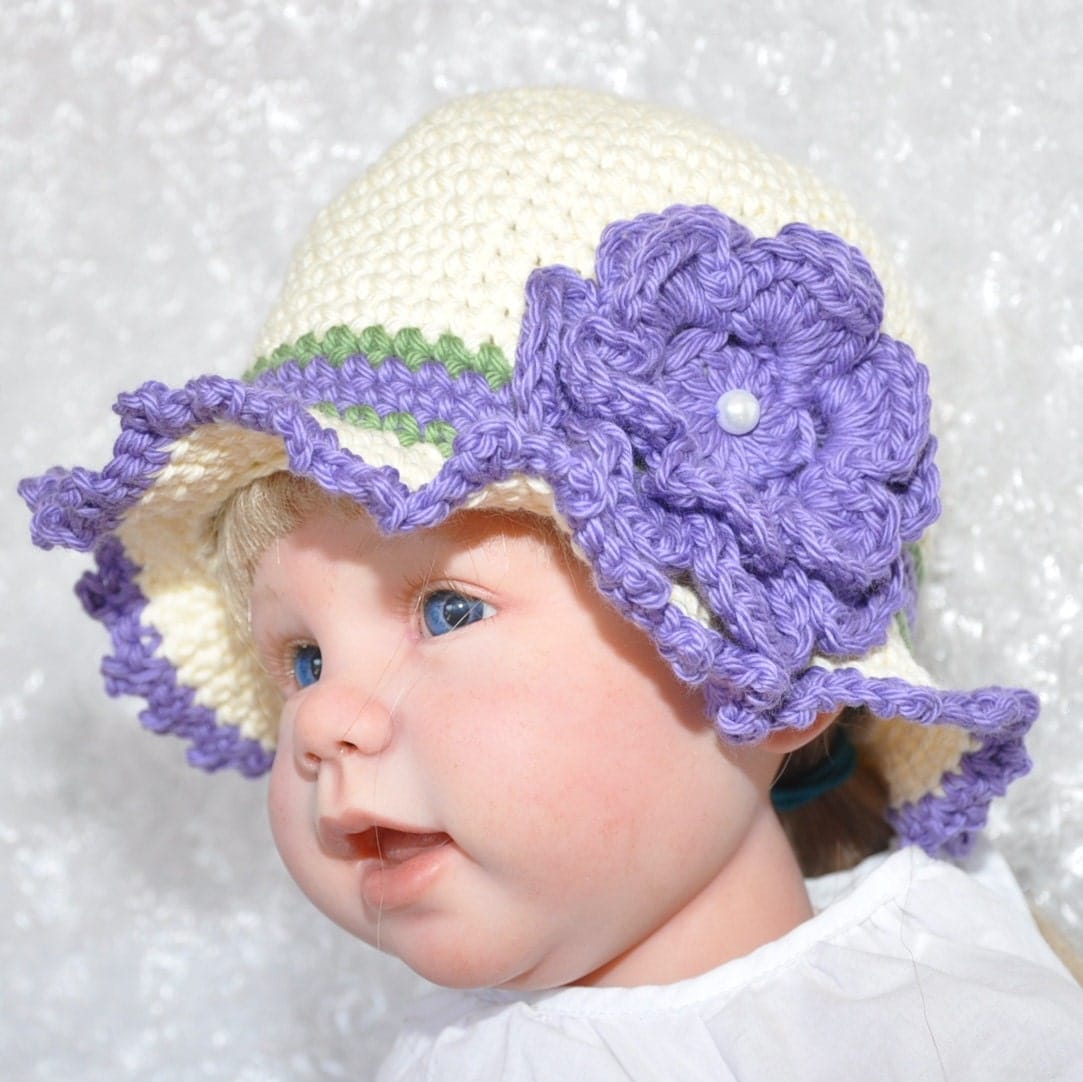 Cotton Baby Summer Hat for 6 to 12 Months