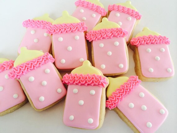 Baby Bottle Mini Sugar Cookies- 2 Dozen Il_570xn