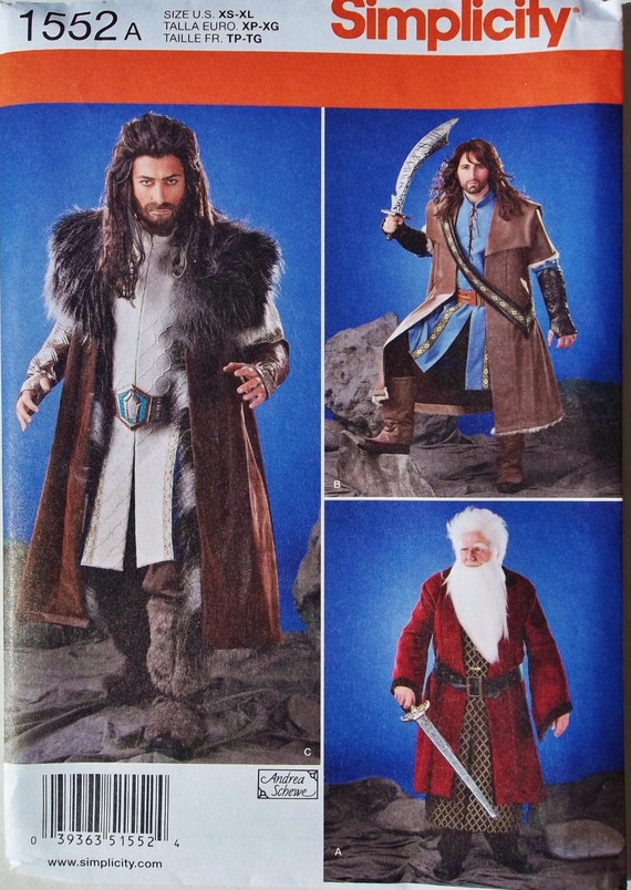 Vikings Costume Pattern Mens Costume Pattern Renaissamce