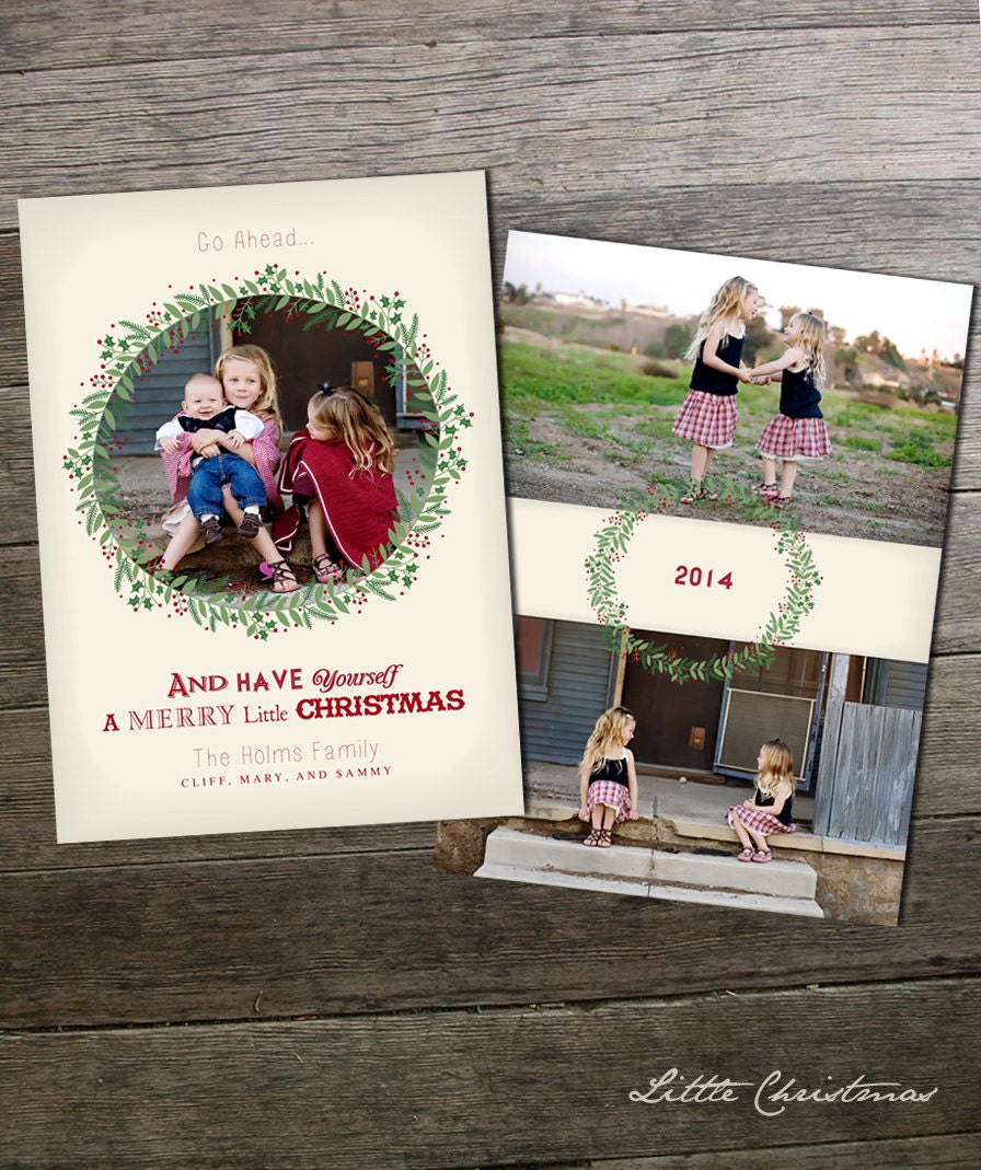 Little Christmas - 5x7 Holiday Card Template