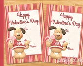 Cute Puppy Dog Valentine Card - Printable Valentines Day Cards Il_170x135