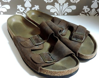 ... Mens Leather Slip On Adjustable Jesus Sandals Comfortable Vintage