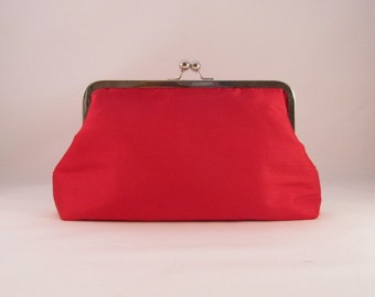 Popular items for red silk purse on Etsy