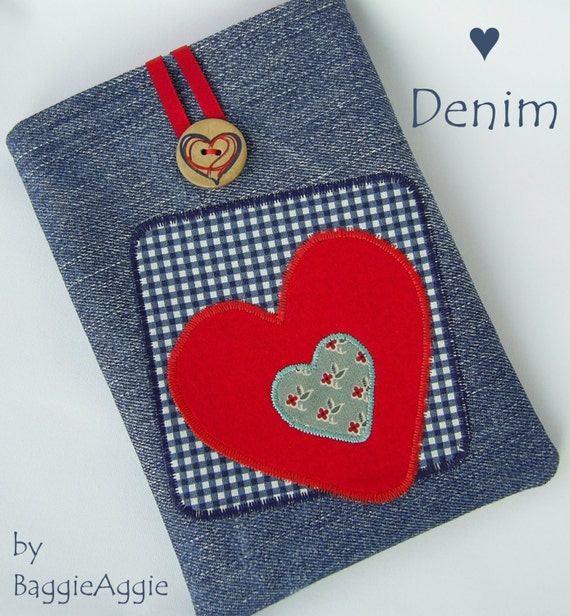 ♥ DENIM - Kindle Case, Kobo Case.  Limited Edition!