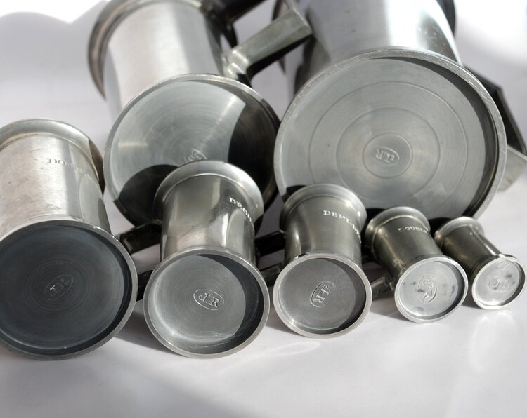 French pewter Measuring Cups Hallmark by FrenchTouchBoutique