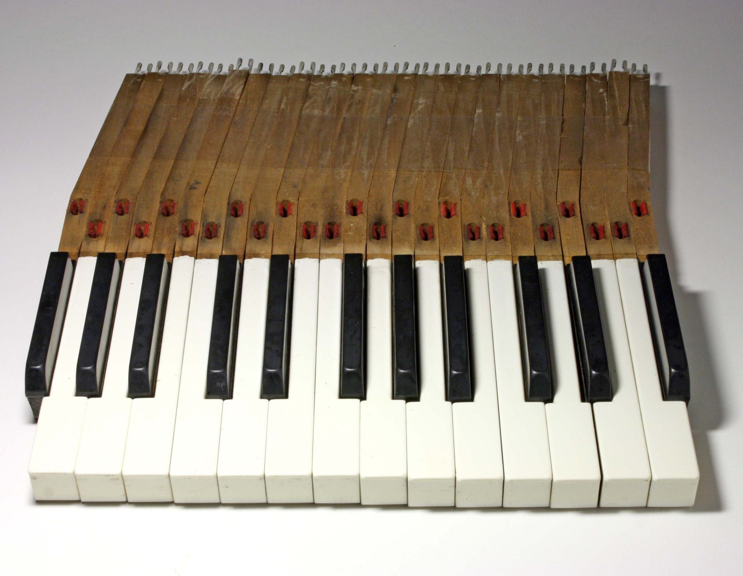 Vintage Piano Keys circa 1950's 25 keys by BewitchingVintage