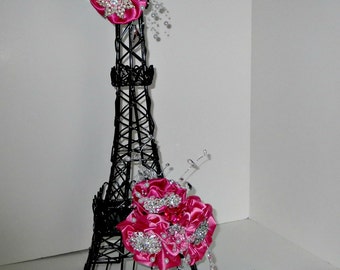 Eiffel Tower centerpiece Parisian decoration centerpiece wedding reception, themed Bridal shower and Baby Shower.