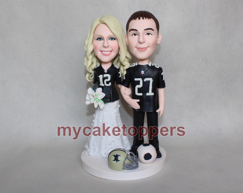 wedding Cake toppers jersey sport cake topper