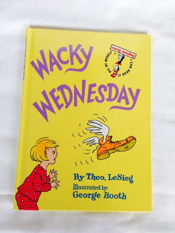 Items similar to Wacky Wednesday I Can Read Book Theo. LeSieg Dr. Seuss ...