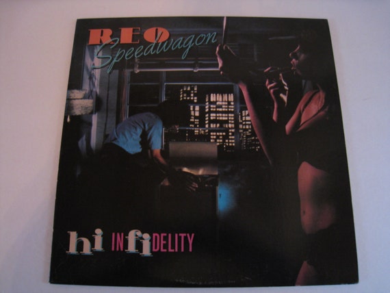 REO Speedwagon Hi Infidelity Vinyl LP Record by RockIslandDesigns