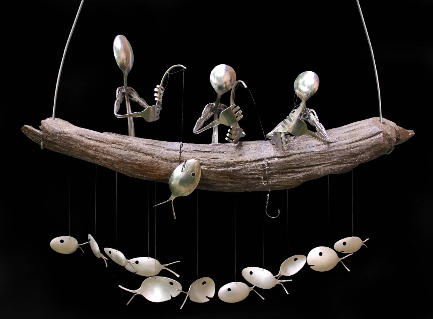 Similiar Fisherman Wind Chimes Keywords Flatware Family Fishing Wind Chime Customize Your By Nevastarr