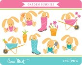 Garden Bunnies Clip Art Il_170x135