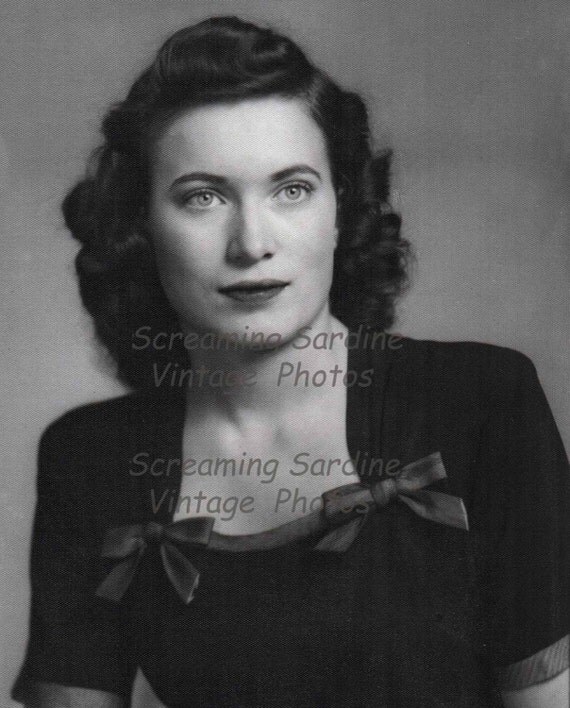 Vintage Digital Download Photo, Beautiful Woman