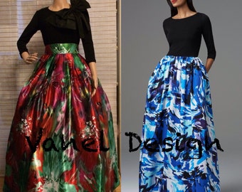 Long elegant couture multicolor dress, high fashion dress, party dress, edgy evening gown, ball gown, formal wear, prom dress