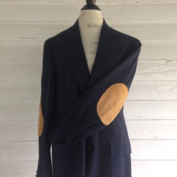 suit jacket with elbow patches