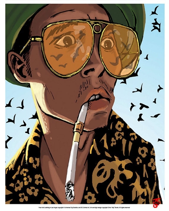 Items similar to Fear and Loathing in Las Vegas 11x17 Digital print on Etsy