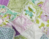 Turquoise Shabby Chic Quilt With Comforter