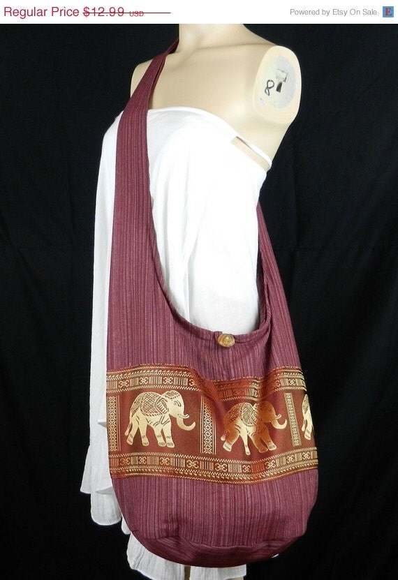 cotton sling crossbody bag