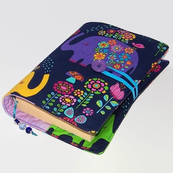 Journal Cover Elephants by WhimsyWooDesigns on Etsy