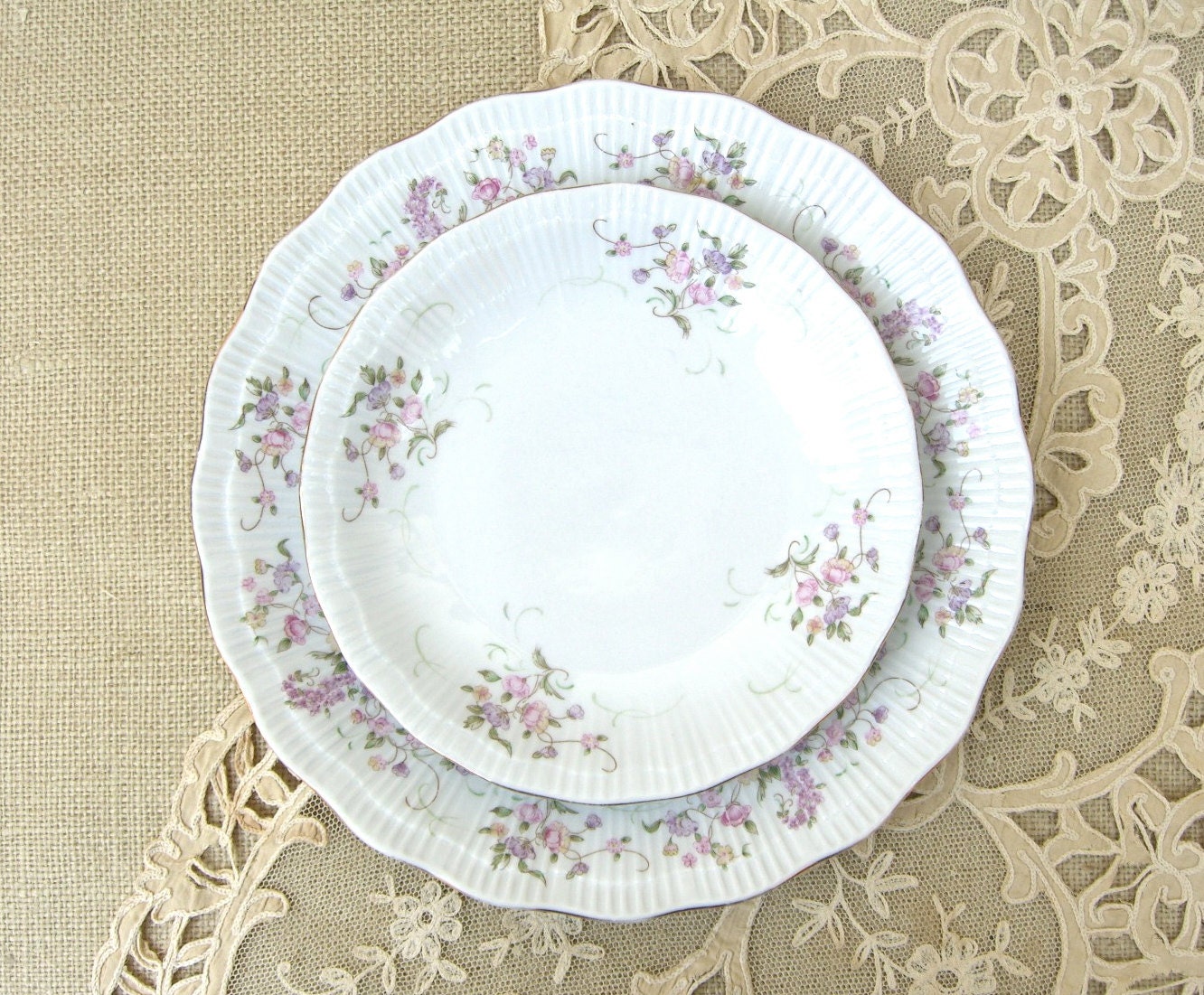8 shabby chic salad plates vintage white dessert dishes 8 shabby chic salad plates vintage white dessert dishes