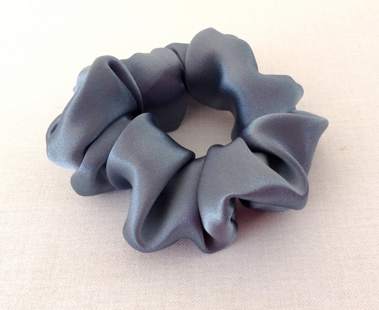 for silk scrunchies hair Silk AdorabellaBaby Pure Blue by Charmeuse Hair Smoky Scrunchie