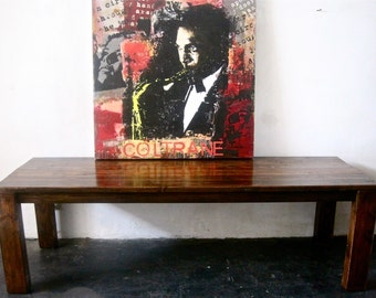 Beautiful Wood Dining Table. Made in LA. modern/rustic