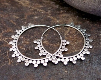 Sunray Silver Earrings