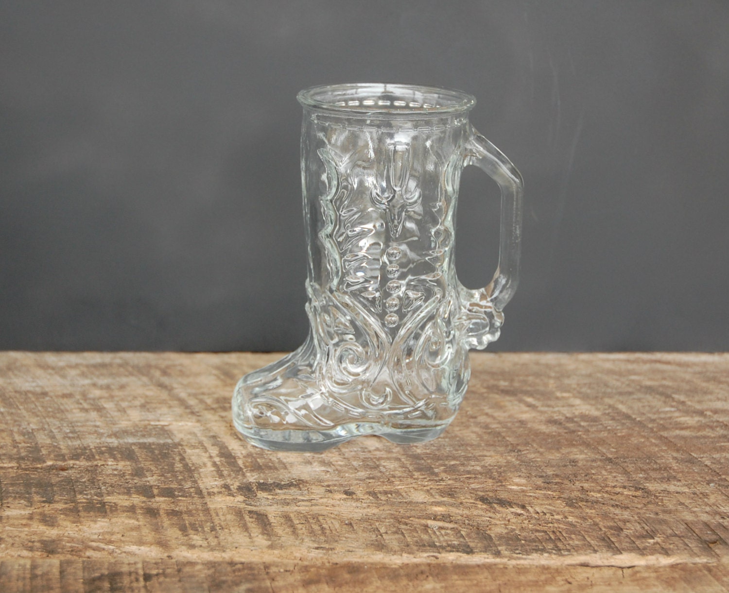 Vintage Boot Drinking Glass Libbey of Canada