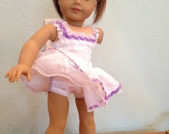 Ice Skating Dress - Purple and White