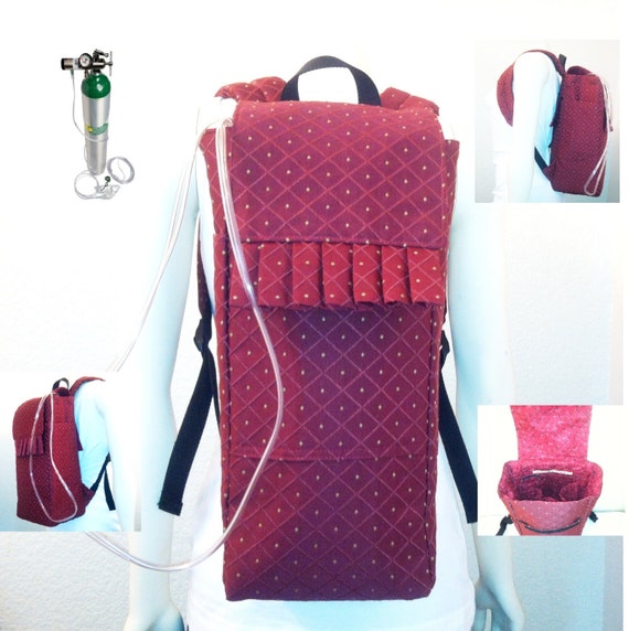 Portable Oxygen Tank Backpack a Custom Made Designer by AmariJade