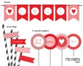 Valentine's Day Party - PRINTABLE Party Pack, by MyPartyDesign - Instant Download Il_170x135