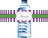 200 Graduation Water Bottle Labels - Custom Water Bottle Labels - Waterproof Il_170x135