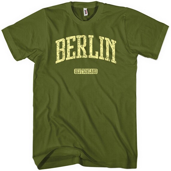 Berlin Tshirt Germany Men and Unisex XS S M L by smashtransit