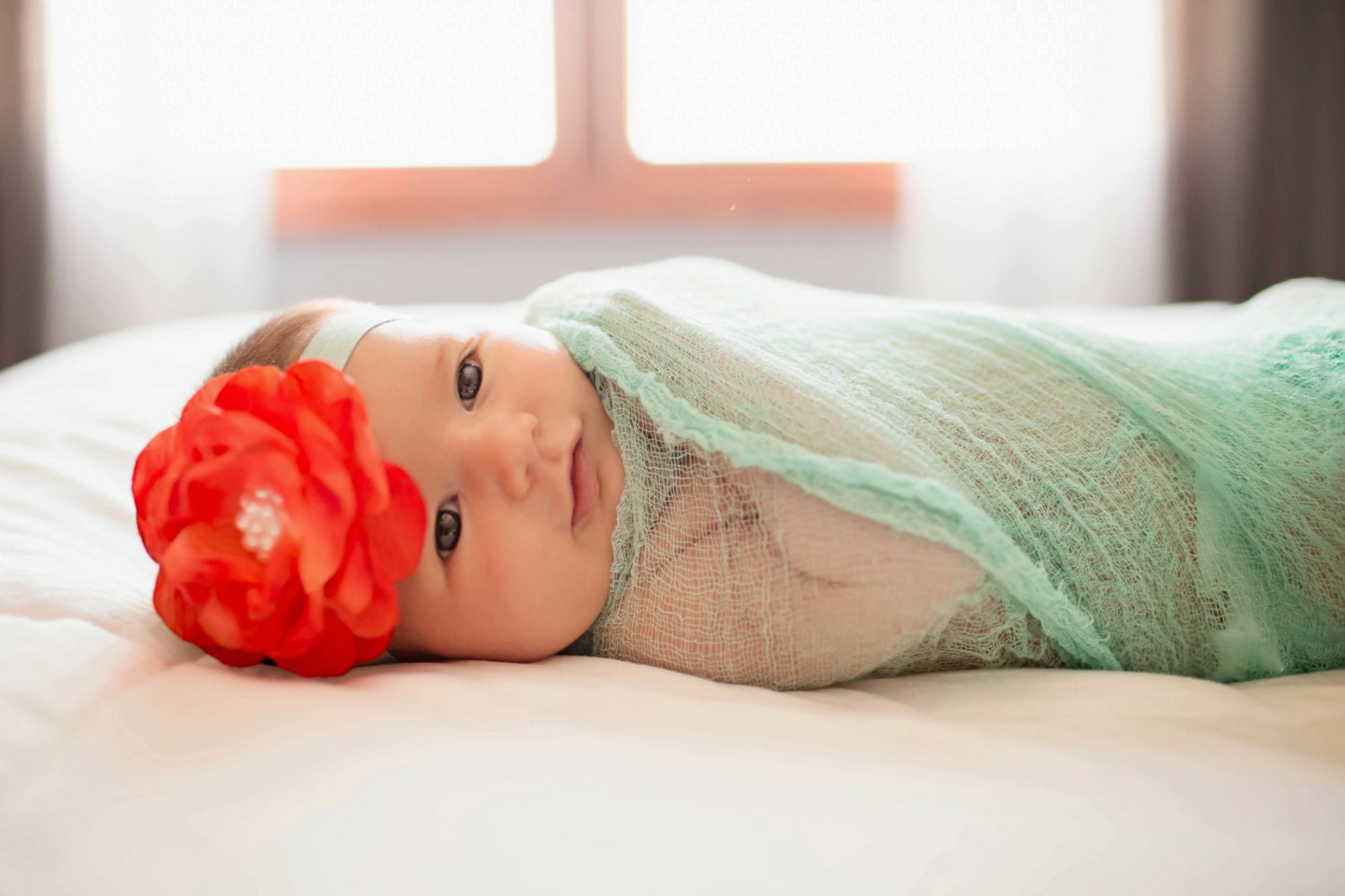 Newborn Cheesecloth Wraps...Baby Wrap... by ThatUniqueBowtique