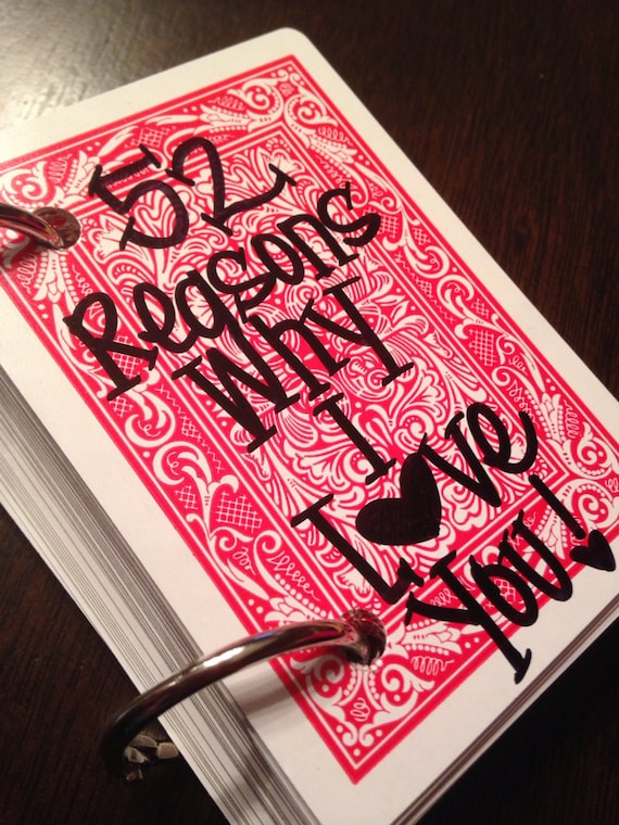 Items similar to 52 Reasons Why I Love You Cards.... on Etsy