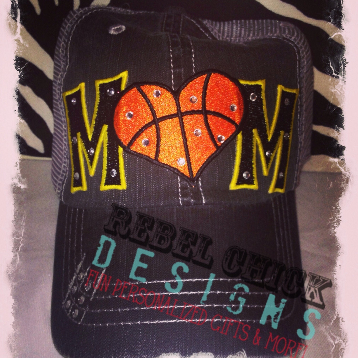 Personalized Basketball Mom Hat