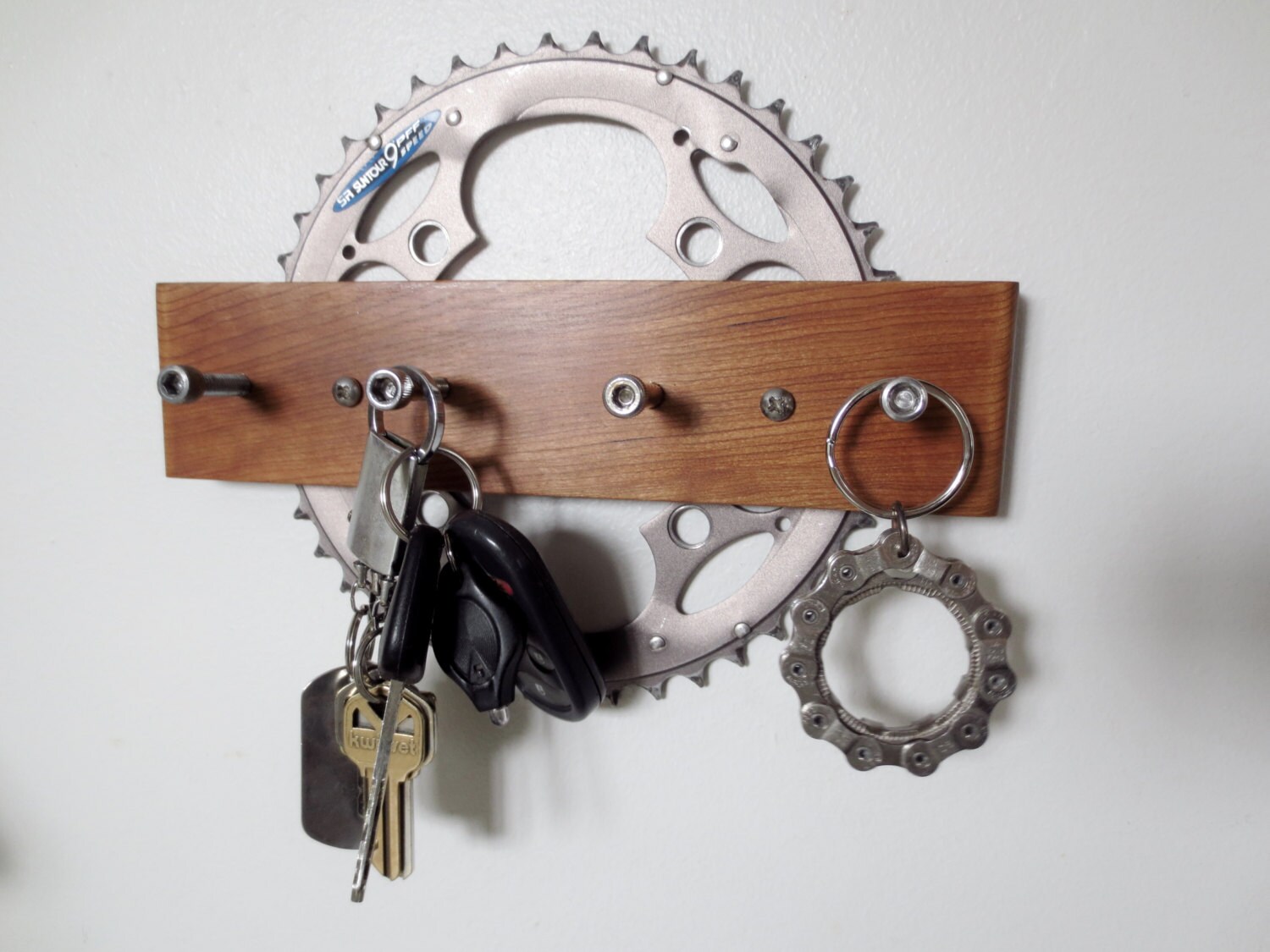 Key Rack Bicycle Accessories Recycled Bicycle Leash Rack