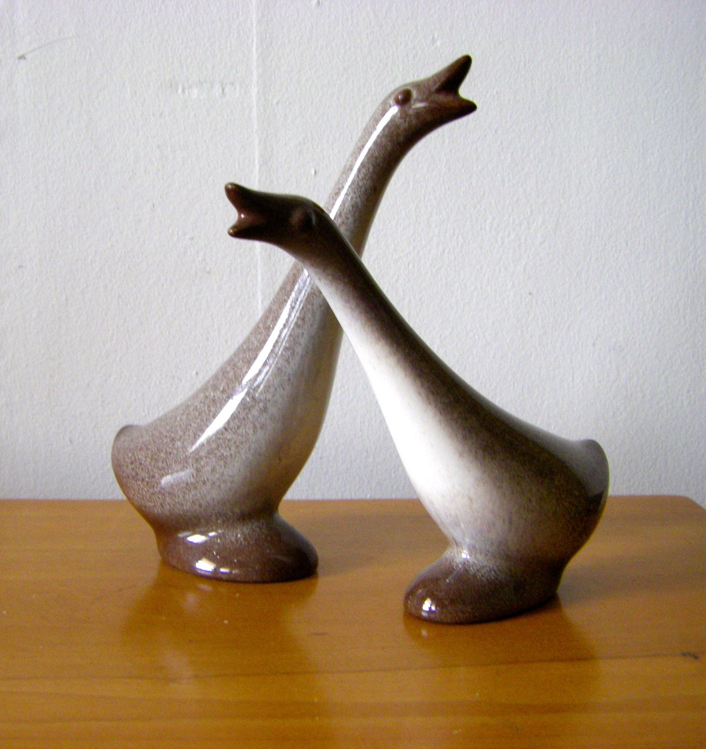 Set of Howard Pierce Pottery Geese