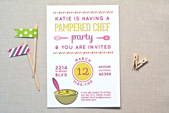 Pampered Chef Invitation 3