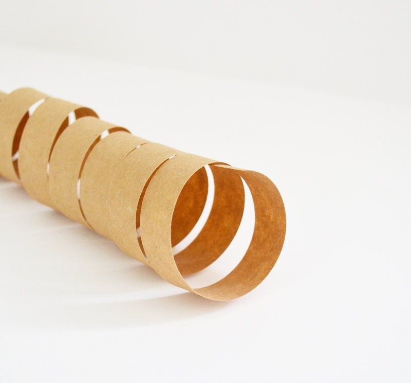 Kraft Paper Ribbon 6 Yards Belly Bands Paper by perfectpackage