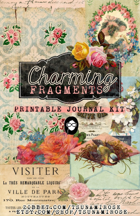 Charming Fragments- Printable Journal Kit