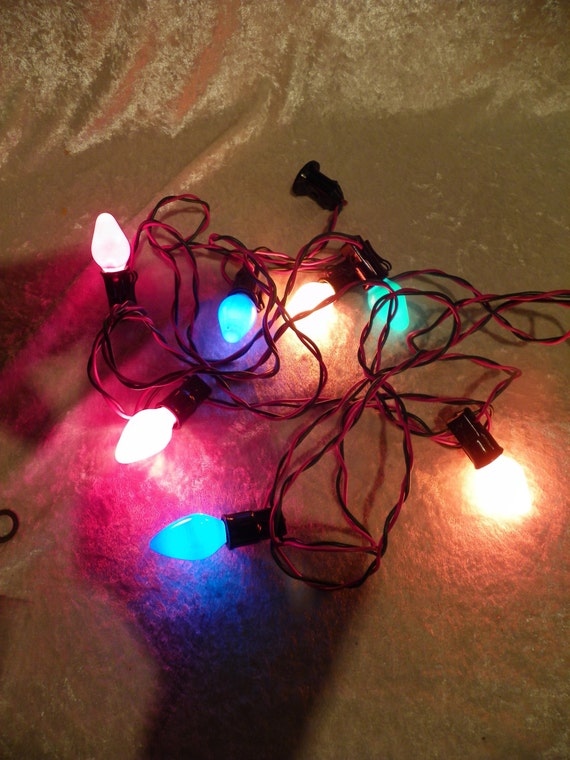 vintage noma christmas lights 6 bulb green red wire c7 1 2 vintage noma christmas lights 6 bulb green red wire c7 1 2