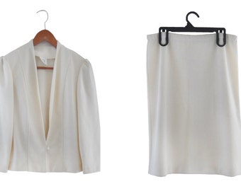 60s Suit Spring Wedding 1960s Suit 60s Clothing Women 60s Clothes Wedding Suit Women 1960s Wedding Ivory Wedding Suit Wedding Skirt Suit