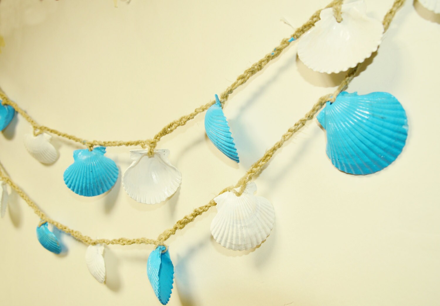 Seashell Garland Beach Themed Christmas Garland Beach