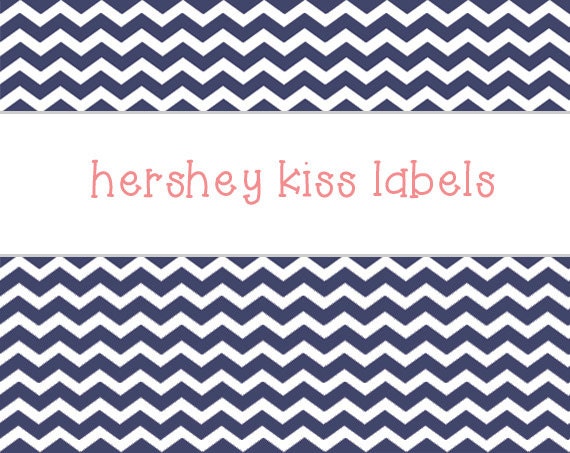 Hershey Kiss Labels by paige2009 on Etsy